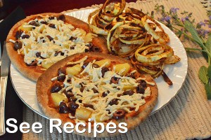 Pineapple Pizza and Onion Rings